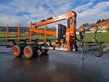 MTM 13T 13to 8,10m Kran Forwarder Rungen Druckluft D