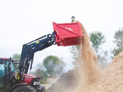 Fliegl Abschiebeschaufel Euro Aufnahme Dreipunkt 3