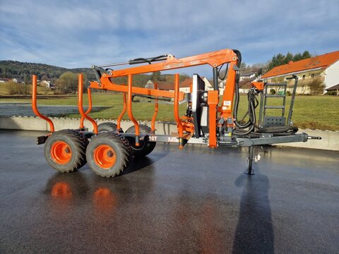 MTM Forest 10T S 10to 7,20m Kran Druckluft Zentralrohrrahme 2