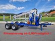 Scandic ST-10D Rückewagen 13t 7,9m Kran 850kg Hubkraft D