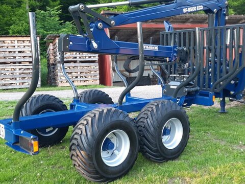 SR 8 Rückewagen Forstkran 6500 Auflaufbremse 3