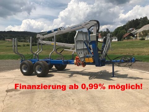 Scandic ST-10S Rückewagen 13t 7,9m Kran 550kg Hubkraft D