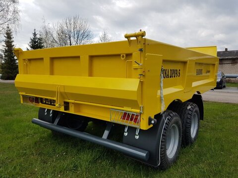 Dinapolis DPS-9,5 Baumulde Muldenkipper Schotterklappe 3