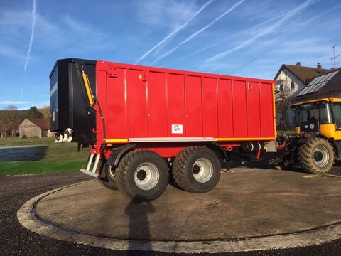 Kobzarenko TZP-27 24t 40m³ Lenkachse Deichselfederung 2