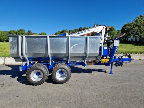 Scandic ST-8 7,9m Kran 650kg Hubkraft Auflauf Hydr. Brem