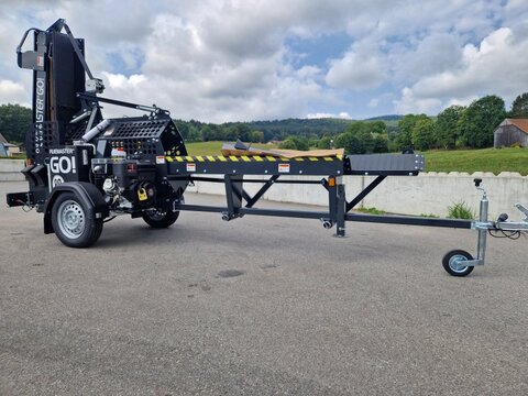 Pilkemaster GO 30cm 13PS Benzinmotor Sägespaltautomat Förder 3