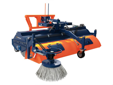 FarmService Kehrmaschine Seitenbürste Wassersprühsystem Kehr 2