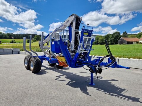 Scandic ST-8 Rückewagen 7,9m Kran 550kg Hubkraft Drehheb