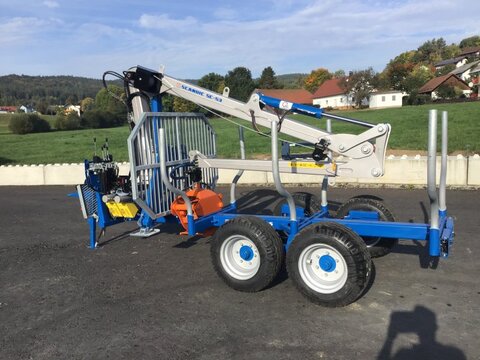 Scandic ST-6 Rückewagen 7,4t 5,9m Kran 600kg Hubkraft Au