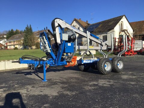 Scandic ST-8 10,5t 7,9m Kran 550kg Hubkraft Druckluft 3