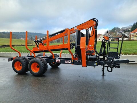MTM Forest 11T 11to 9,20m Kran Druckluft Doppelrohrrahmen 2