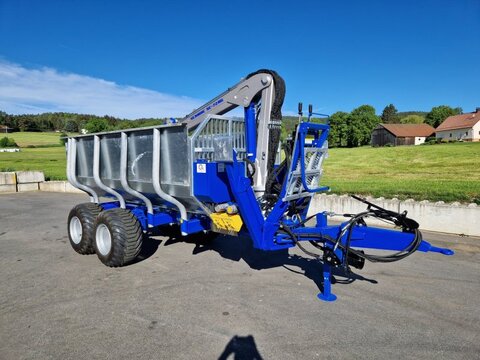 Scandic ST-8 7,9m Kran 550kg Hubkraft Auflauf Hydr. Brem 2