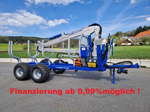 Scandic ST-10D Rückewagen 13t 7,9m Kran 850kg Hubkraft D