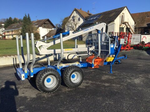 Scandic ST-8 10,5t 7,9m Kran 550kg Hubkraft Druckluft 3