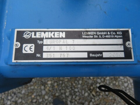 Lemken EuroPal 7 4/1 N100