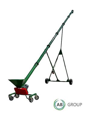 przenośnik ślimakowy T401/1 z koszem, Ø 110, 8 m 1