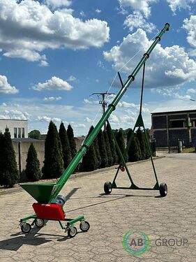 przenośnik ślimakowy T401/1 z koszem, Ø 110, 8 m 2