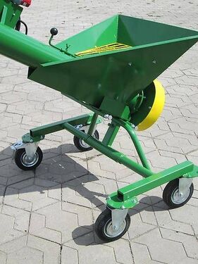 przenośnik ślimakowy T401/1 z koszem, Ø 110, 8 m 3