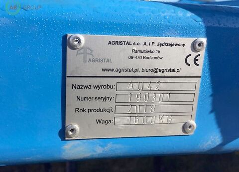 Agristal Agregat uprawowy 4,2 m Agristal AU 2