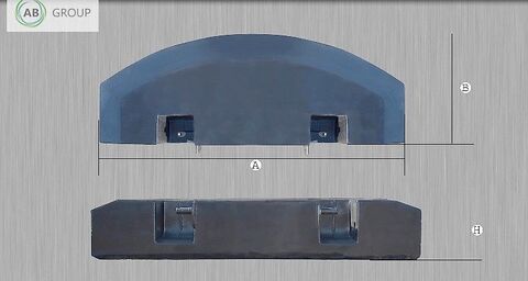 obciążnik tylny typ D, 700 kg 2