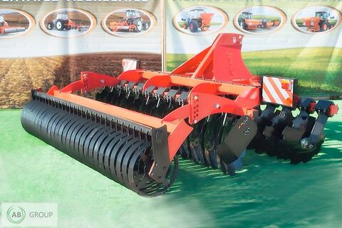 brona talerzowa Żuk z wałem daszkowym, 2 m 2