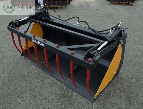 Metal-Technik łyżko-krokodyl ząb kuty 1,8 m