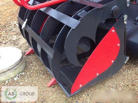 Intertech crocodile bucket with burnt tines 1.5 m, SLK06