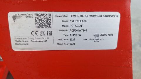 Kverneland Rotago 4050 F 3