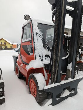 Linde 4 tonnen Diesel Duplex& Seitenschieber, Kabine