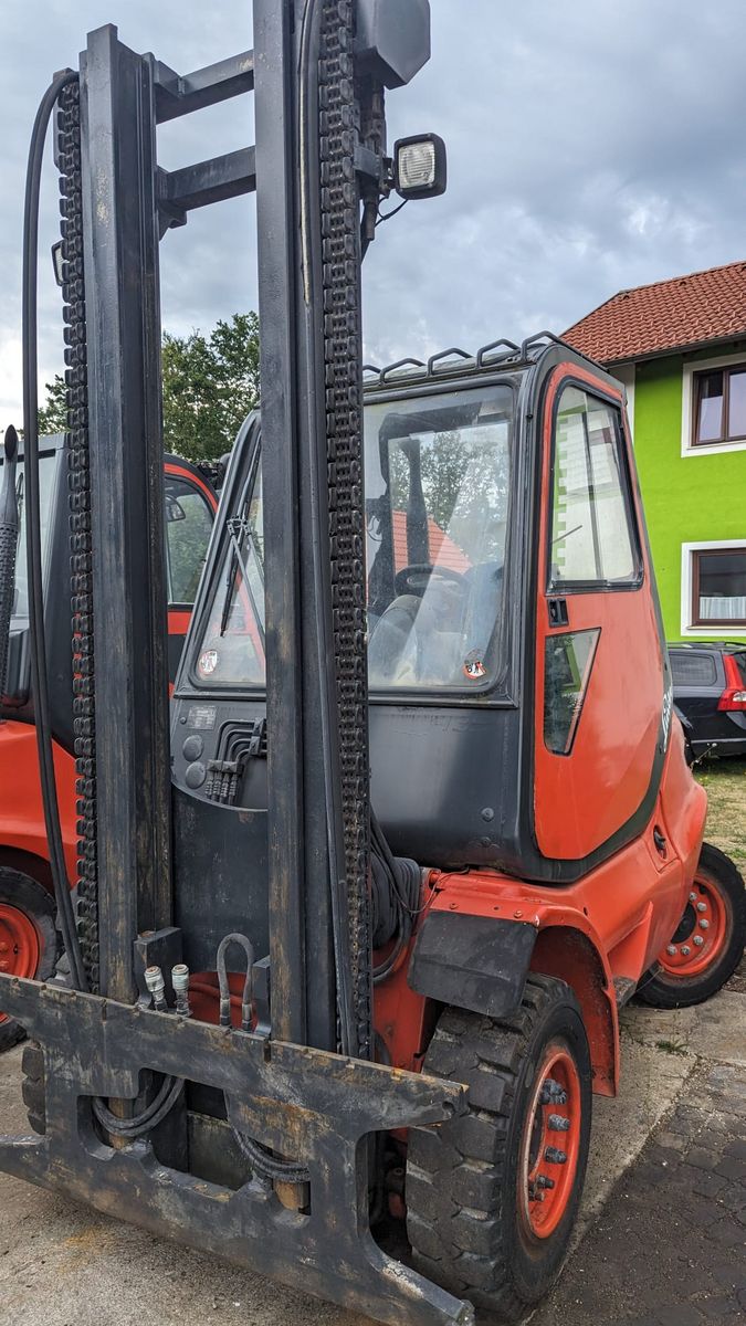 Linde 3,5 tonnen Diesel Duplex & Seitenschieber und Zi 1