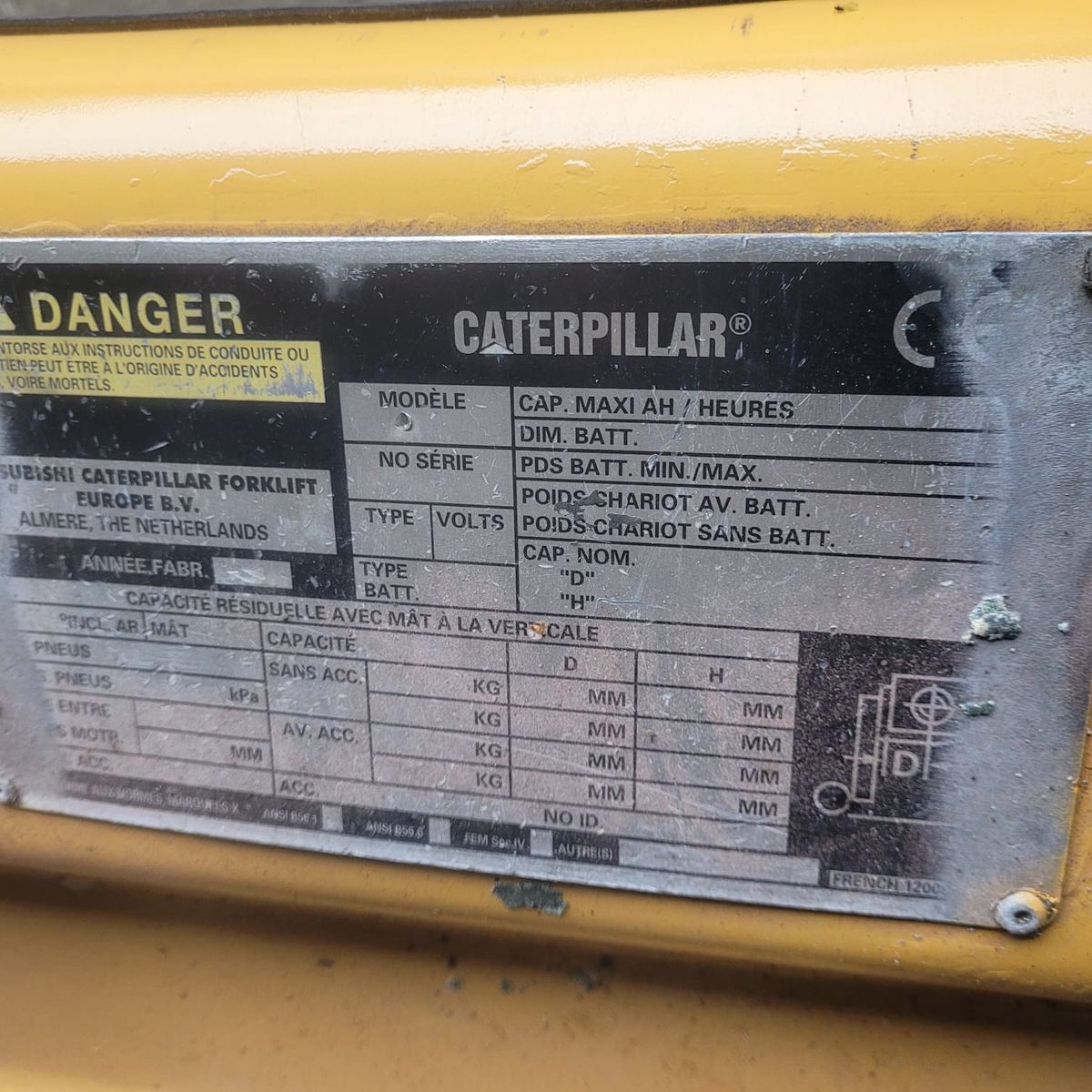 CAT 3 tonnen Elektro Triplex & SS, ZV 3