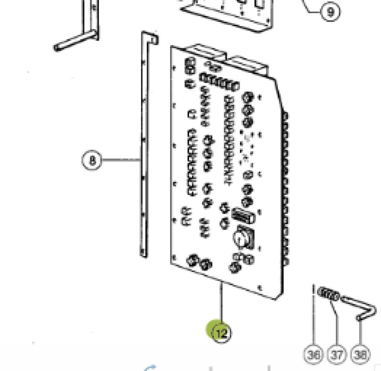 Claas BASISPLATINE LEXION 00 0013 972 3 3