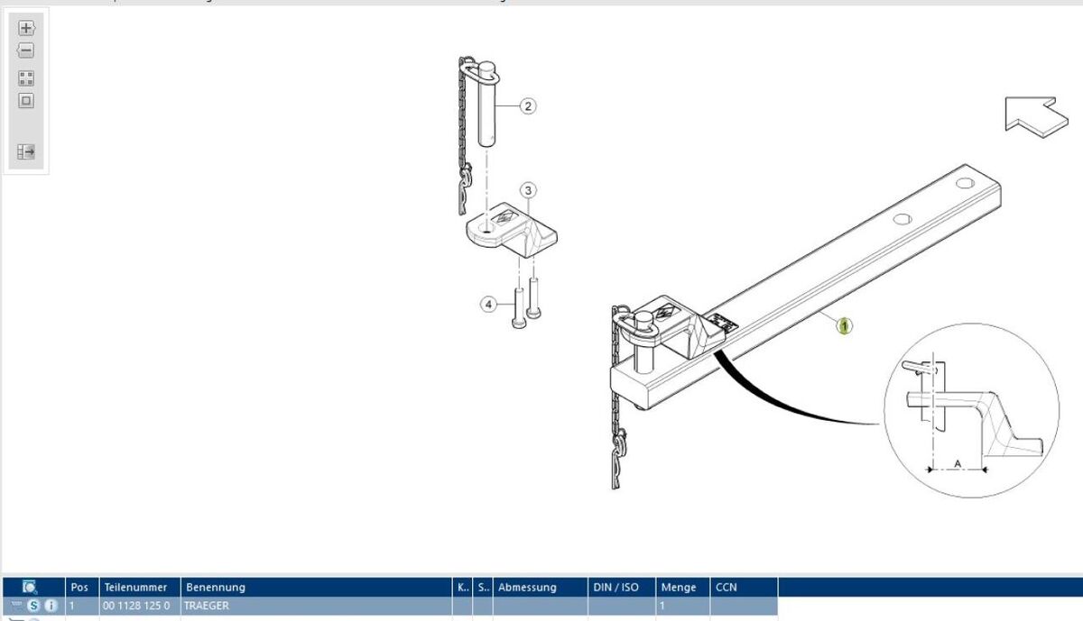 Zugpendel Arion 510 - 650  A18 A19 A36 2