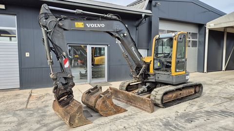Volvo ECR88 PLUS - POWERTILT - 3X BUCKETS