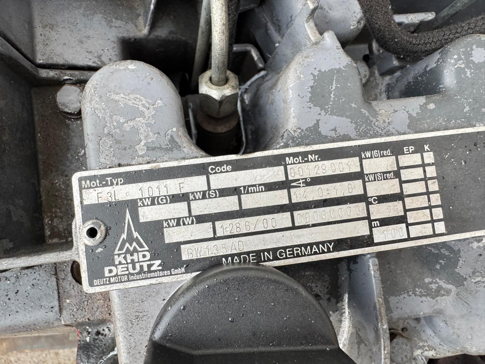 Deutz Fahr ENGINE F3L 1011 F - 2006 YEAR - DAMAGED 2