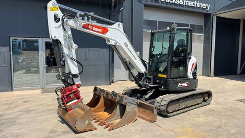 Bobcat E55Z - POWERTILT - 1445 HOURS - 4X BUCKETS - 202