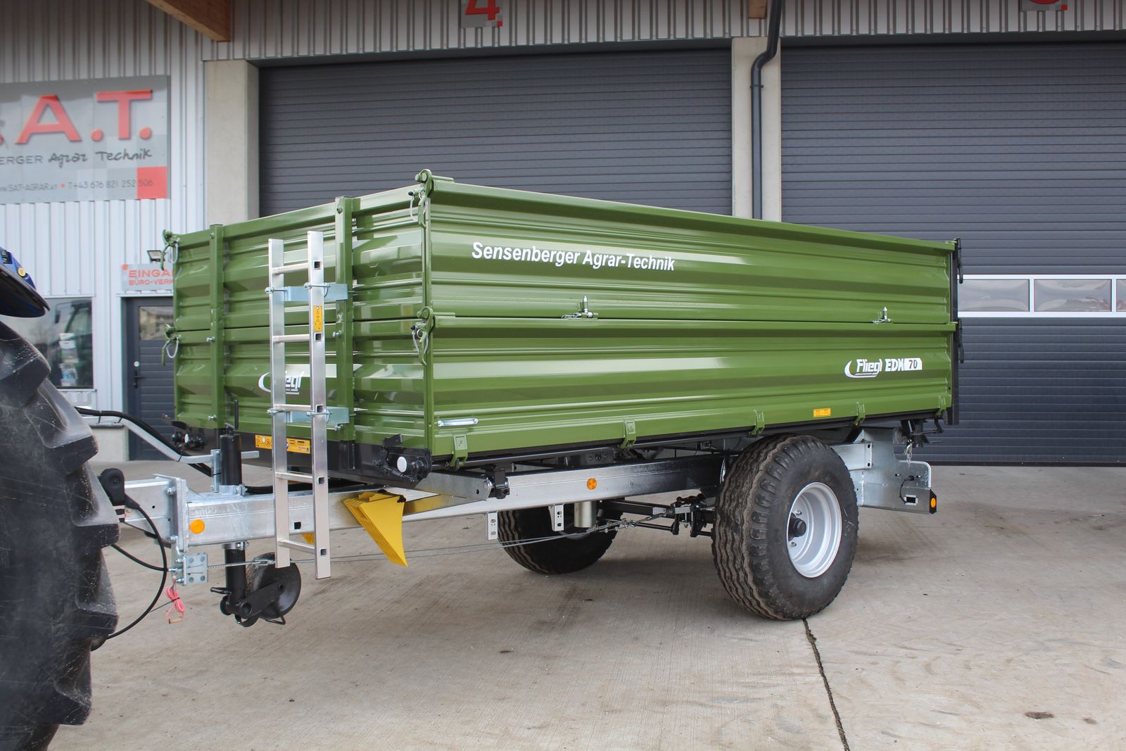 Fliegl Einachs-Dreiseitenkipper EDK 70 Fox 1