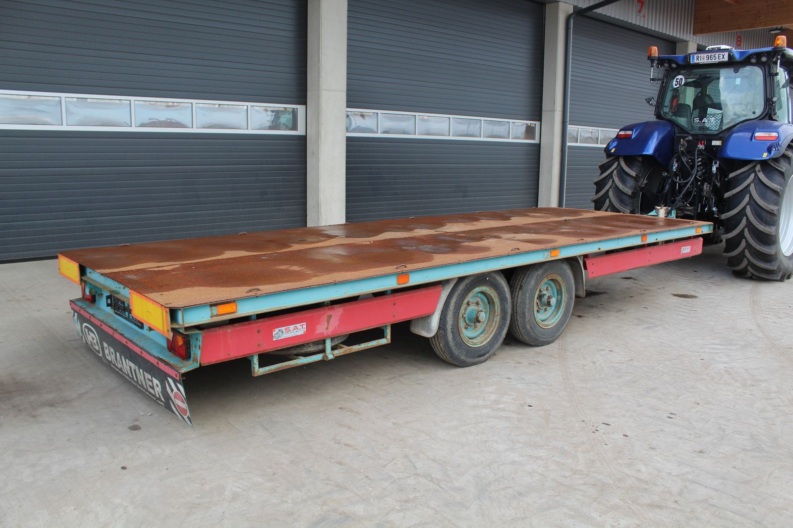 Ballenwagen-Tieflader-Plattformhänger 1