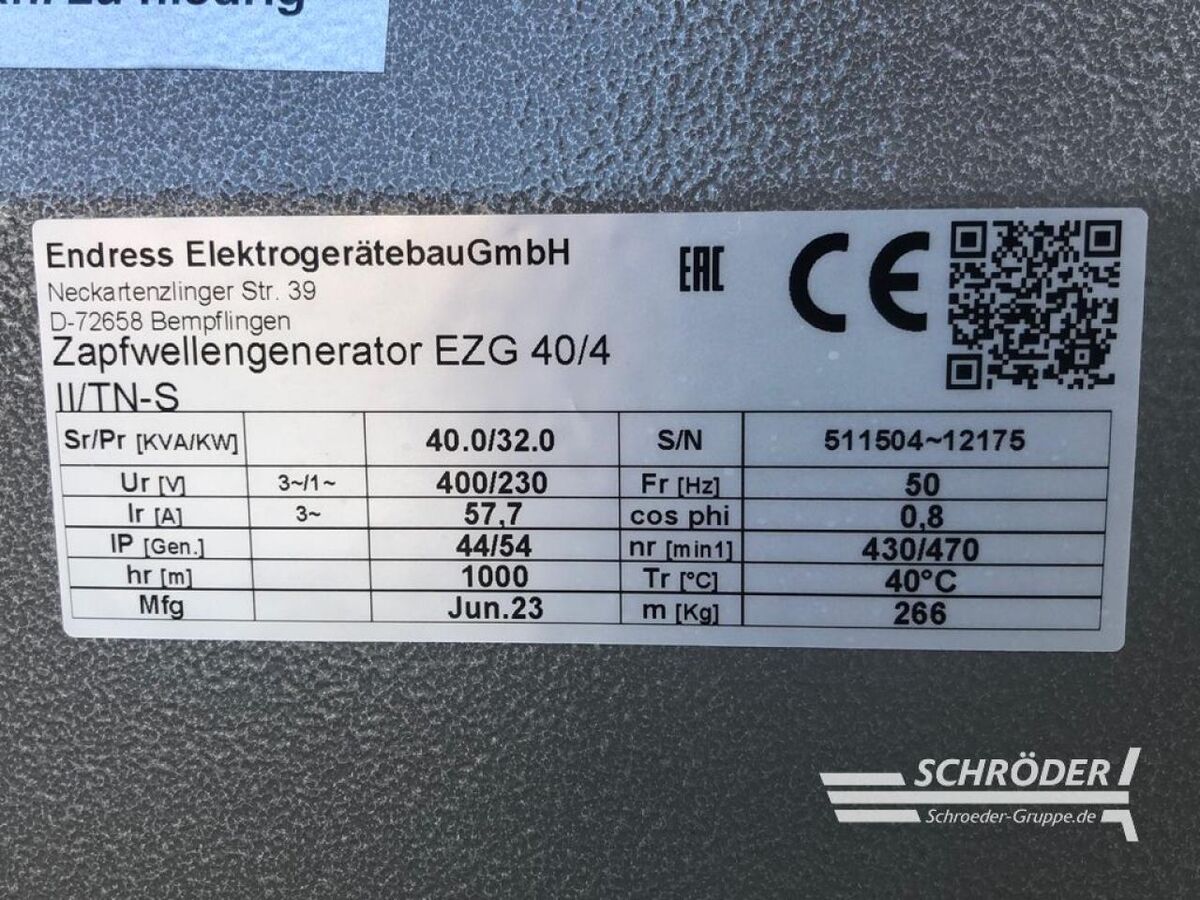 ZAPFWELLENGENERATOR EZG 40/4 II/TN-S 2