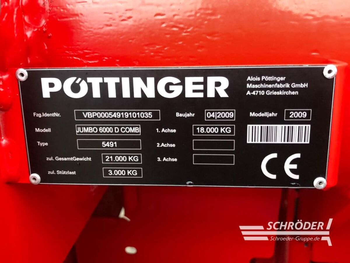 Pöttinger JUMBO 6000 D COMBI TYP 5491 2