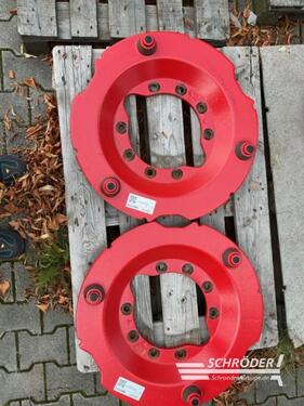 Fendt ANBAUSATZ / ADAPTERPLATTEN RADGEWICHTE