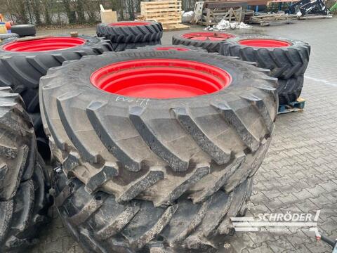 Trelleborg 2X 650/65 R42 KOMPLETTRÄDER FENDT