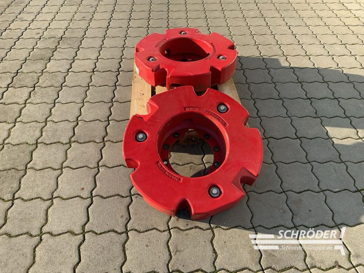 Fendt RADGEWICHTE 2X 300 KG + TRÄGERPLATTEN 2