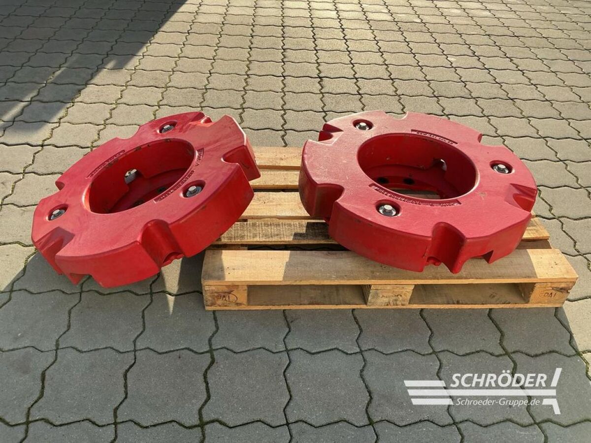Fendt RADGEWICHTE 2X 300 KG + TRÄGERPLATTEN 3