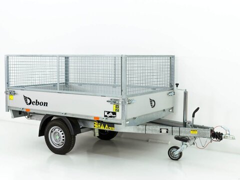 Heckkipper 150x250cm 1,3t|E-Pumpe|Gitter 60cm (K 3