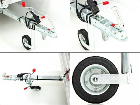 Sonstige Anhänger mit Plane 125x250cm 750kg|Typ U4|Hochpl