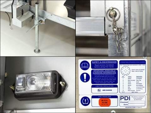 Sonstige Ifor Williams Schaf-und KÃ¤lberanhÃ¤nger P8G 124