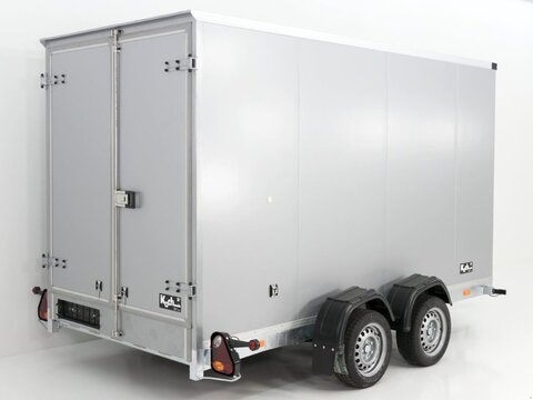 Koffer-Absenkanhänger 157x343cm Höhe:190cm 2,7t| 2