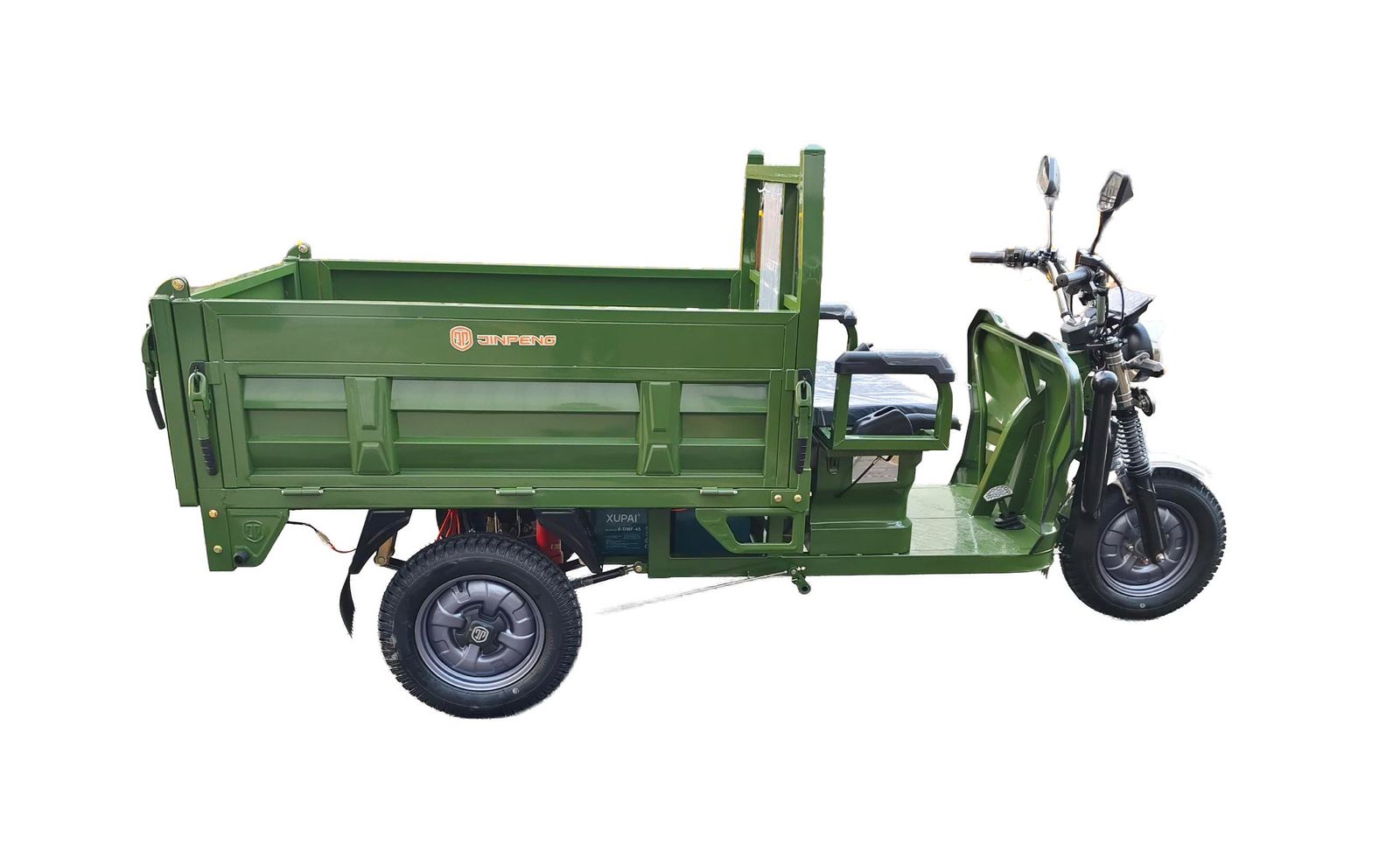 Elektrisches Lastendreirad mit Kippfunktion 3