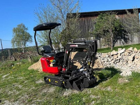 Rhinoceros MINIBAGGER RHINOCEROS KS10-8 inkl. 3 Schaufeln